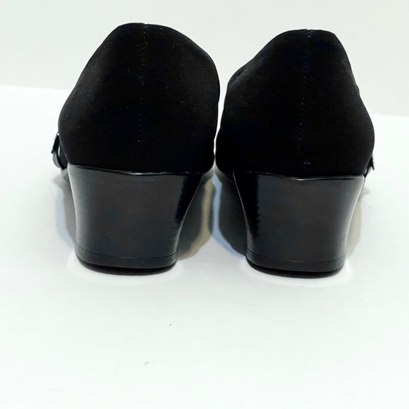 NWOB Munro American Cindi Black Work/Dress Pump Block Heel Shoe 7N - Picture 6 of 9